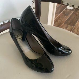 Black patent leather sz8